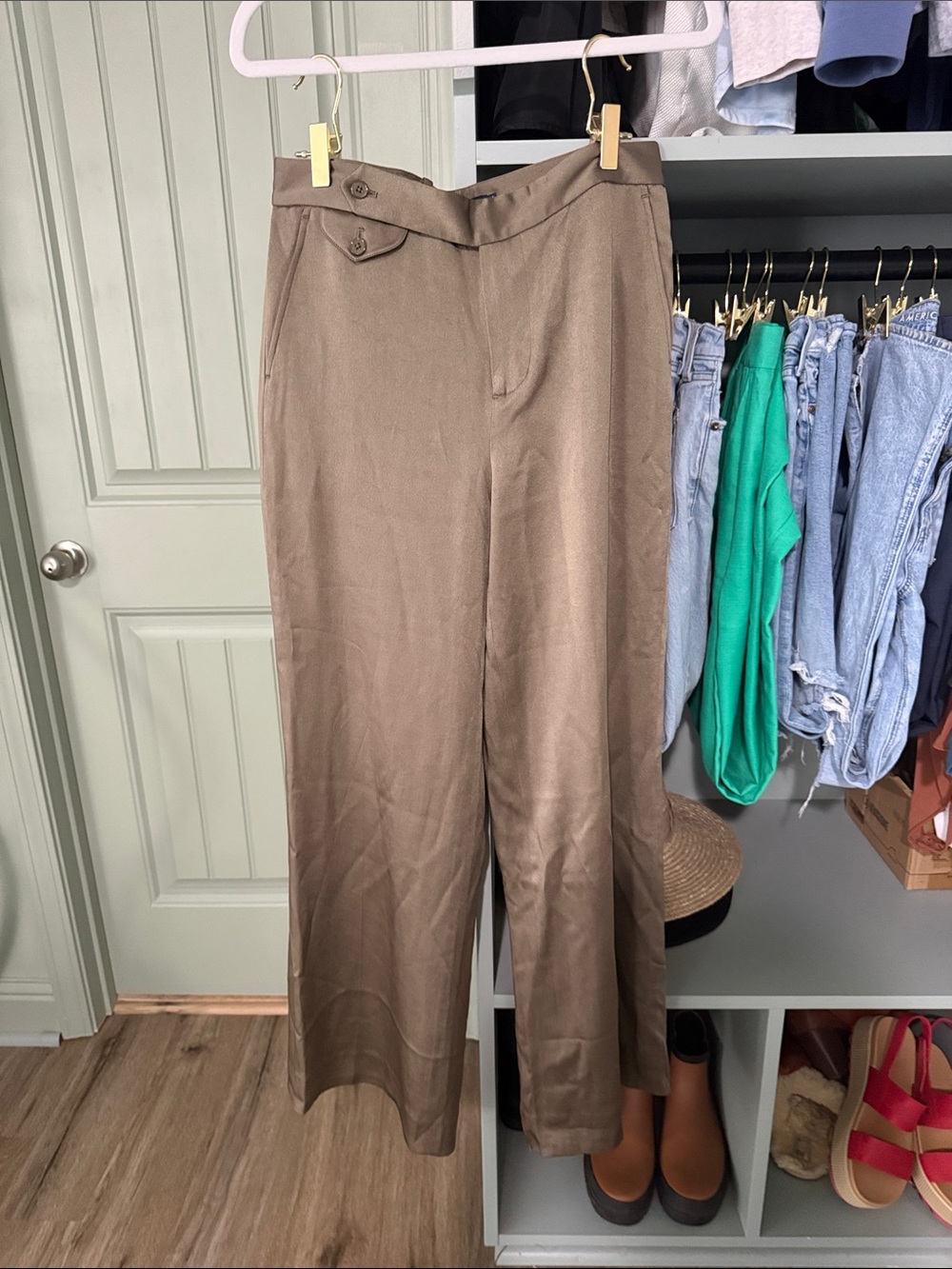 Ralph Lauren Classic Wide-Leg Trouser